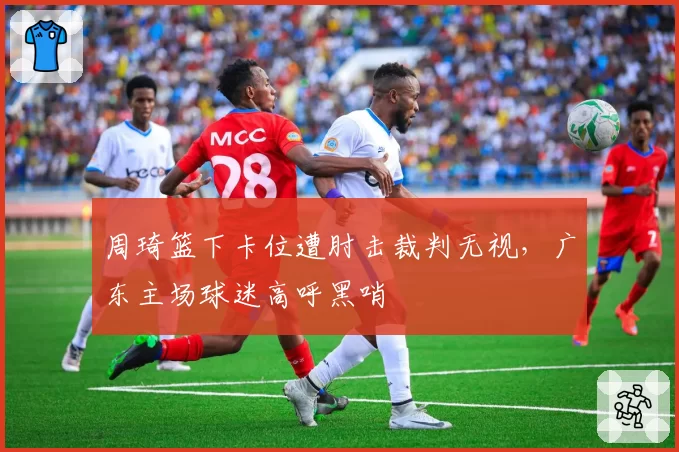 周琦篮下卡位遭肘击裁判无视，广东主场球迷高呼黑哨