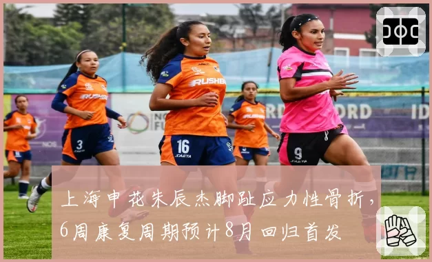 上海申花朱辰杰脚趾应力性骨折，6周康复周期预计8月回归首发